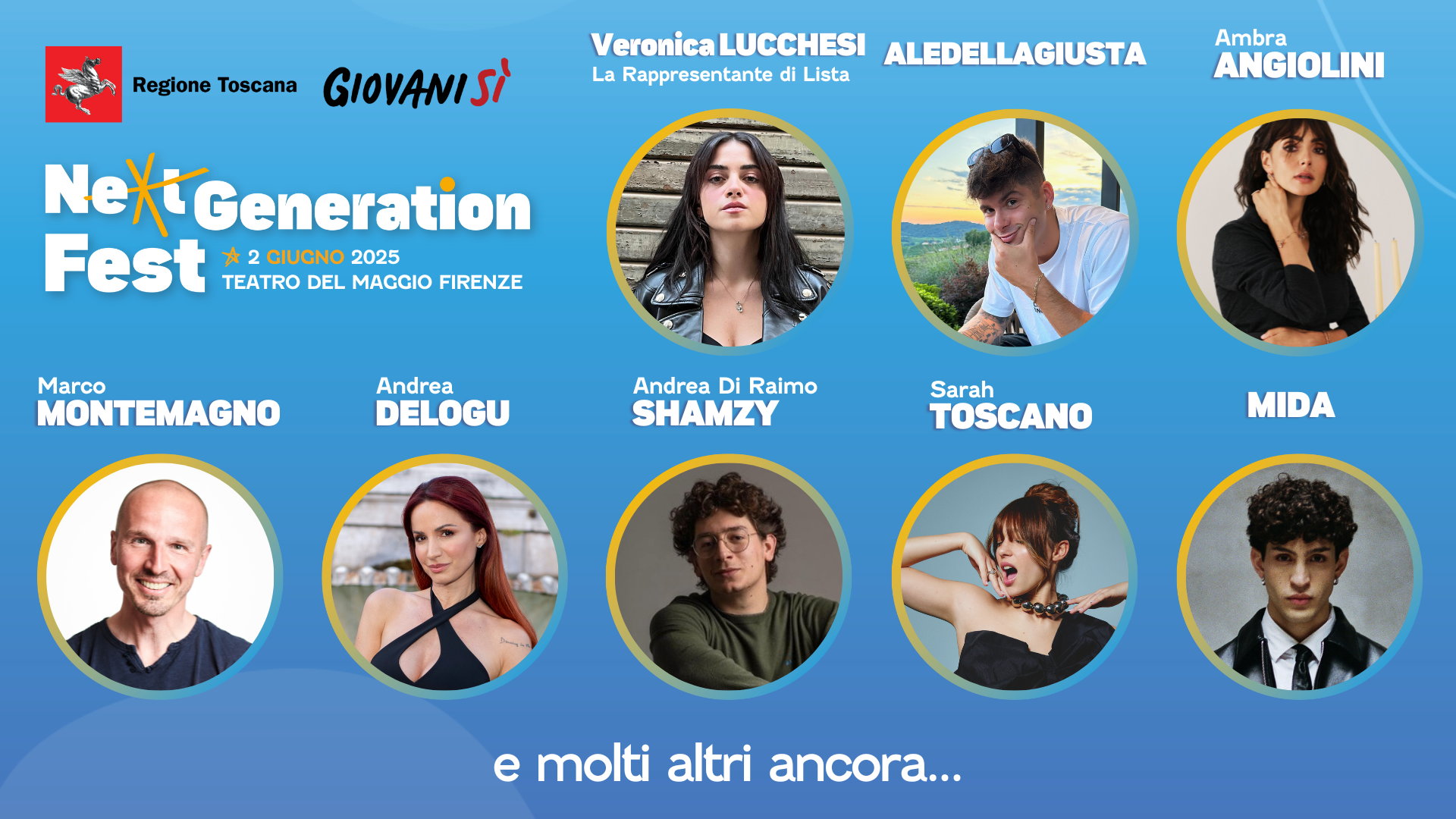 Giovanisì, la Festa della Repubblica in Toscana diventa speciale con il Next Generation Fest